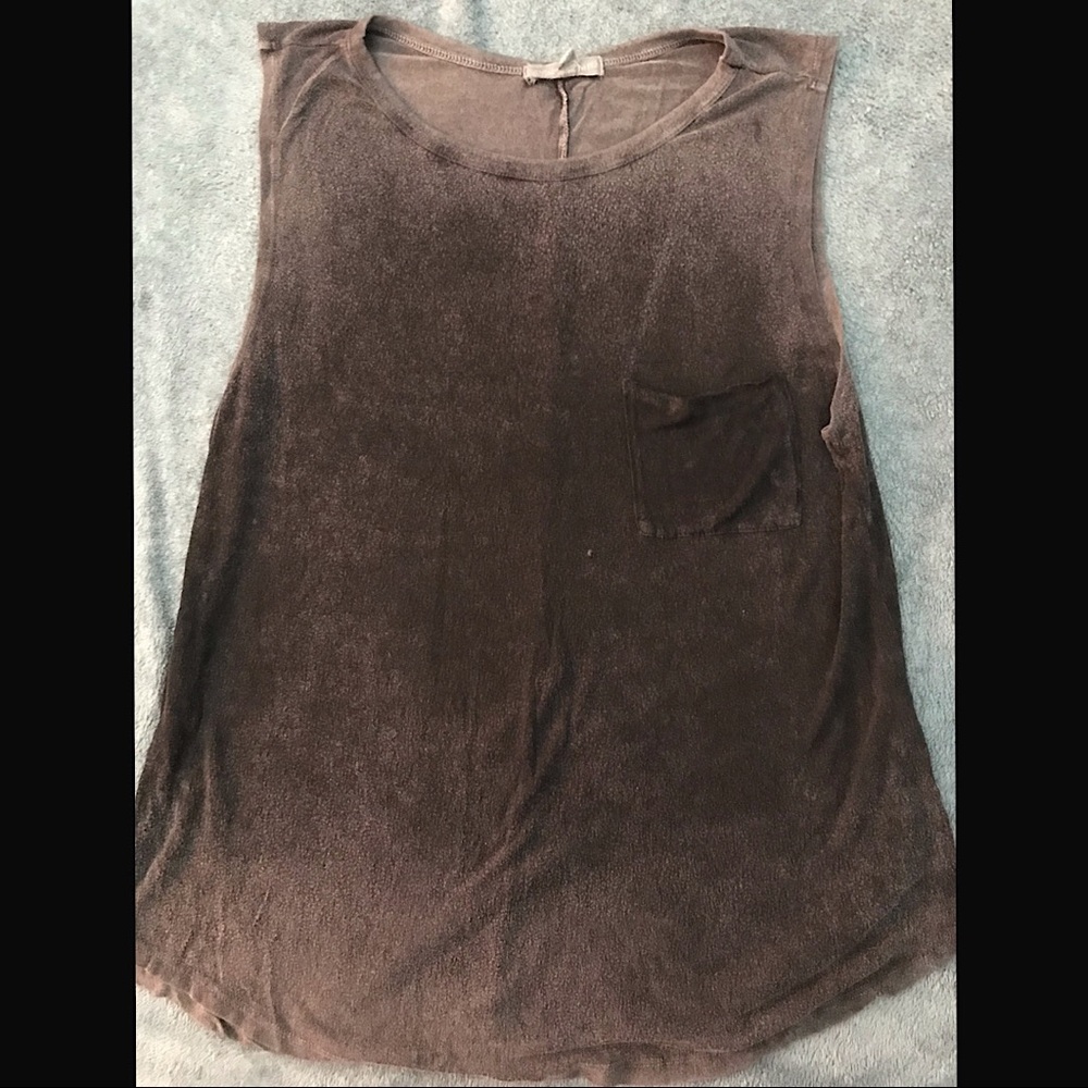 Acid Wash Muscle Tee